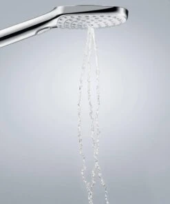 Hansgrohe Raindance Select E 120 3jet Handdouche - Chroom -Badkamer Kast Winkel 1002x1200 3