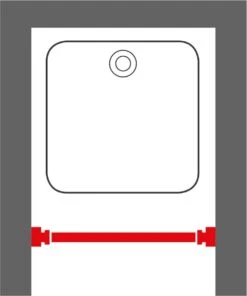 Sealskin Seallux Douchegordijnstang - 80-130 Cm - Chroom -Badkamer Kast Winkel 1002x1200 4