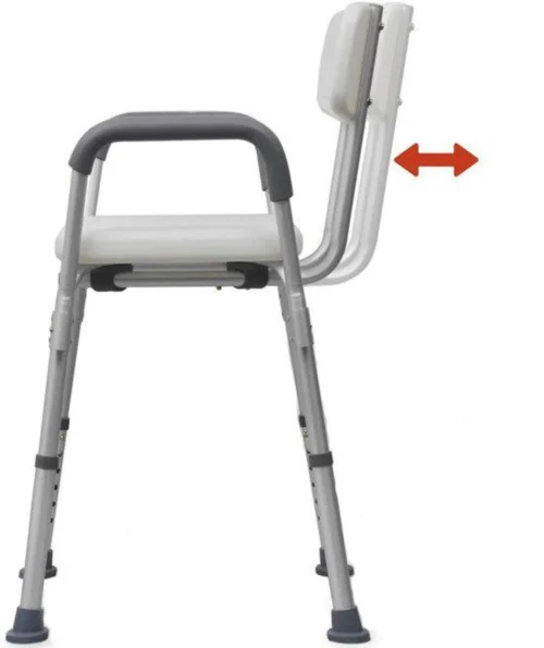 Douchestoel Met Afneembare Rugleuning En Armleuningen - Lichtgewicht En In Hoogte Verstelbaar - Douchekruk 15 Douchestoel Met Afneembare Rugleuning En Armleuningen - Lichtgewicht En In Hoogte Verstelbaar - Douchekruk -Badkamer Kast Winkel 1009x1200 4