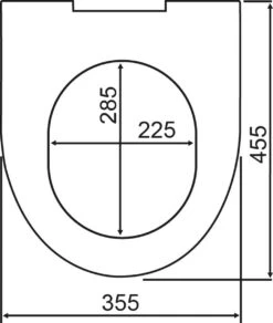 WENKO WC Bril Sindia - Wit Duroplast - Easy-Close Sluiting - Fix-Clip Bevestiging In RVS - Belastbaar Tot 300 Kg - Toiletbril - Toiletzitting -Badkamer Kast Winkel 1014x1200 3