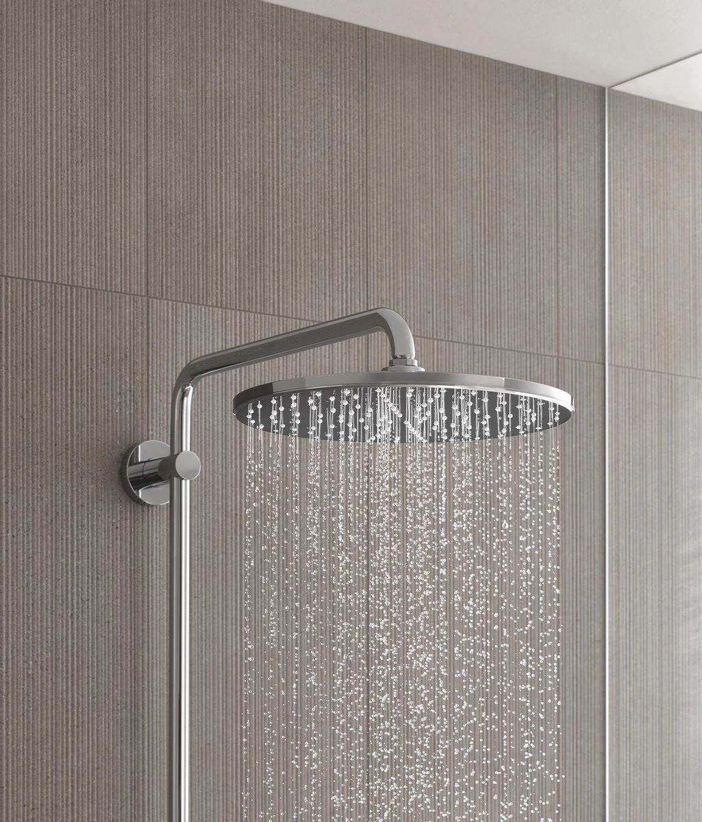 GROHE QuickFix Vitalio Joy 310 Regendouche - CoolTouch - Met Planchet - ø 31 Cm - Chroom 3 GROHE QuickFix Vitalio Joy 310 Regendouche - CoolTouch - Met Planchet - ø 31 Cm - Chroom - Afbeelding 3