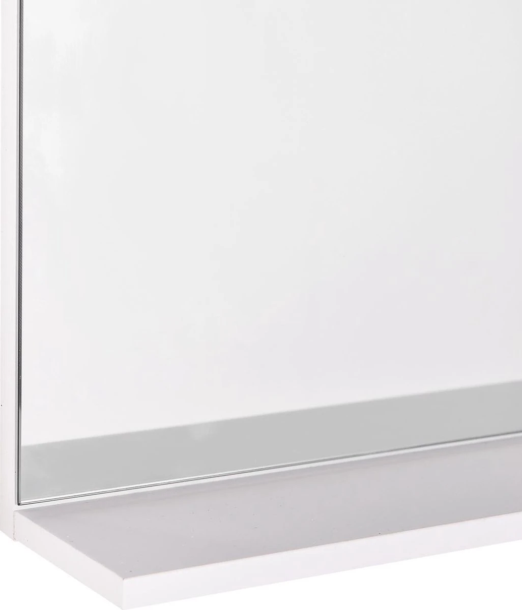 Badkamerspiegel Met 3 Planken- Badkamer Accessoires- Spiegel - Wandspiegel - L60 X B10 X H48 Cm 4 Badkamerspiegel Met 3 Planken- Badkamer Accessoires- Spiegel - Wandspiegel - L60 X B10 X H48 Cm - Afbeelding 4