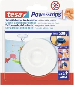 Tesa Powerstrips Plafondhaak - Wit -Badkamer Kast Winkel 1040x1200 1