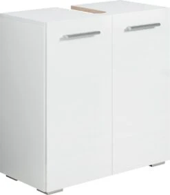 Badplaats Wastafel Onderkast Jupiter 60 Cm X 30 Cm X 60 Cm - Wit - Badkamerkast – Staand Wastafelmeubel