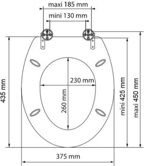 SCHÜTTE WC-Bril 80104 SPIRIT ANTHRAZIT - MDF-Hout - Soft Close - Verchroomde Scharnieren - Gelakt - Gesatineerd Antraciet -Badkamer Kast Winkel 1048x1200 2