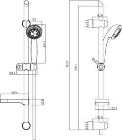 SCHÜTTE Fresh Doucheset Met Handdouche - 76 Cm Glijstang - 8 Standen - Chroom -Badkamer Kast Winkel 1052x1200 2