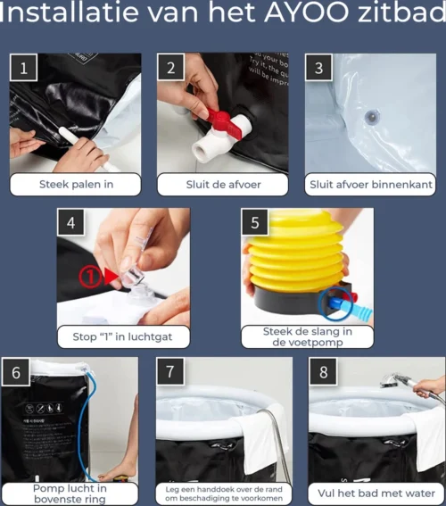 AYOO® Zitbad - Opblaasbaar Bad - Opvouwbaar Bad - Wim Hof Methode - Ijsbad - Badkuip - Zitbad Voor Volwassenen - Bathtub - Zitbaden - Bath Bucket - Inclusief Voetpomp - Grijs 19 AYOO® Zitbad - Opblaasbaar Bad - Opvouwbaar Bad - Wim Hof Methode - Ijsbad - Badkuip - Zitbad Voor Volwassenen - Bathtub - Zitbaden - Bath Bucket - Inclusief Voetpomp - Grijs -Badkamer Kast Winkel 1058x1200 2