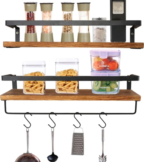 Zwevende Wandplank - 2 Stuks - 40cm - Handdoekhouder En 8 Haakjes - Badkamerplank Decoratieve Muur Opbergplanken Voor Badkamer Slaapkamer, Woonkamer, Keuken Plank 19 Zwevende Wandplank - 2 Stuks - 40cm - Handdoekhouder En 8 Haakjes - Badkamerplank Decoratieve Muur Opbergplanken Voor Badkamer Slaapkamer, Woonkamer, Keuken Plank -Badkamer Kast Winkel 1063x1200 1