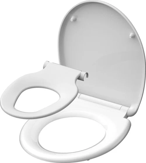 SCHÜTTE WC-Bril 82940 FAMILY WHITE - Duroplast - Soft Close - Afklikbaar - Geïntegreerde Kinderzitting - Gelakt - Wit -Badkamer Kast Winkel 1069x1200 4