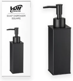VDN Stainless Zeeppompje - Zeepdispenser - Zeeppompje Vrijstaand - Zwart - Vierkant - RVS 14 VDN Stainless Zeeppompje - Zeepdispenser - Zeeppompje Vrijstaand - Zwart - Vierkant - RVS -Badkamer Kast Winkel 1072x1200 2