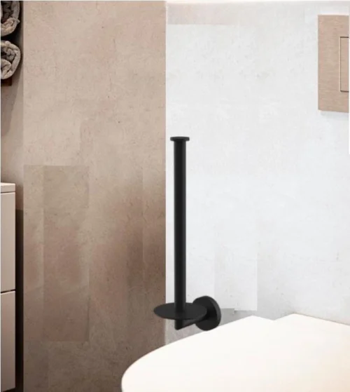 Wc Rolhouder Reserverolhouder Toiletrolhouder Voor 3 Rollen Zwart - Badkamer Accessoires - Hangend -Badkamer Kast Winkel 1073x1200