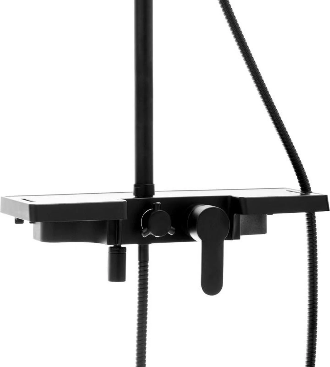 Doucheset - Met Douchemengkraan - En Regendouche - Zwart 8 Doucheset - Met Douchemengkraan - En Regendouche - Zwart - Afbeelding 8