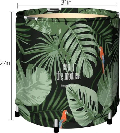 Buxibo - Opvouwbaar Bad Rond - Voor Tuin Of Balkon - Bad Voor Volwassenen En Kinderen - Kinderbad - Opzet Bad - Zitbad - Opvouwbaar Bad - Geïsoleerd - Mobiele Badkuip Met Afvoer - Groen, -Badkamer Kast Winkel 1079x1200 2