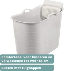 Zitbad Voor Volwassenen - Bath Bucket - Wit - 200L -Badkamer Kast Winkel 1079x1200 3