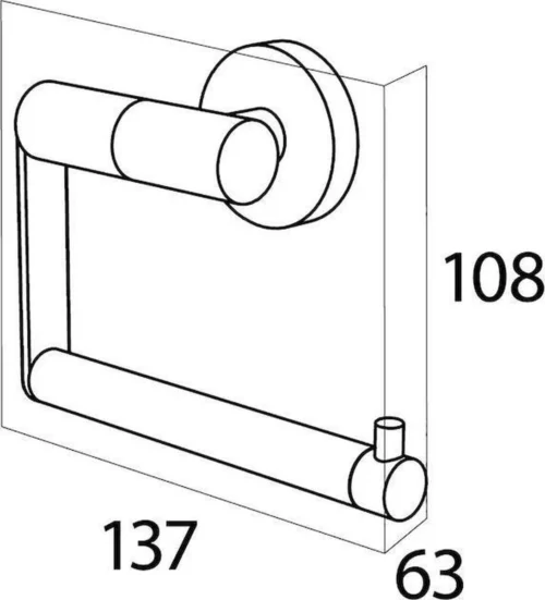 Tiger Boston - Toiletrolhouder Zonder Klep - RVS Geborsteld 12 Tiger Boston - Toiletrolhouder Zonder Klep - RVS Geborsteld -Badkamer Kast Winkel 1089x1200