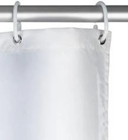 WENKO Anti-schimmel Douchegordijn Uni Wit 180x200cm Polyester Inclusief Ophangringen -Badkamer Kast Winkel 1094x1200 1