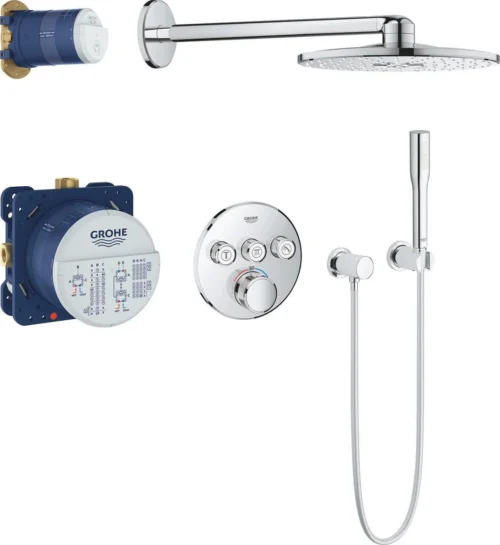 GROHE Grohtherm SmartControl Regendouche - Inbouw - ø 31 Cm - Rond -Chroom