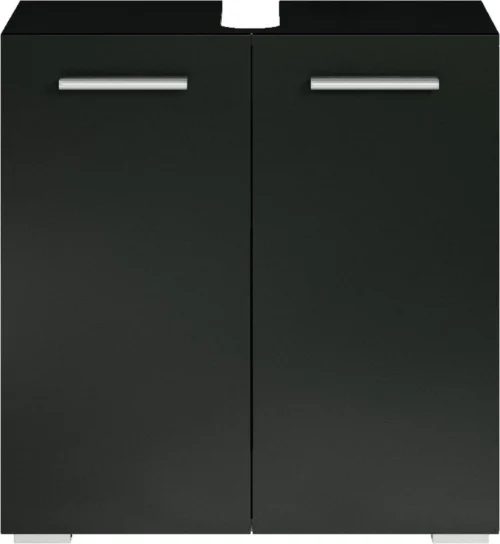 Badplaats Wastafel Onderkast Jupiter 60 Cm X 30 Cm X 60 Cm - Zwart - Badkamerkast – Staand Wastafelmeubel -Badkamer Kast Winkel 1102x1200 7