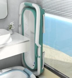 Foresta Volwassenen Zitbad XXL 150CM - Plastic Badkuip - Lime -Badkamer Kast Winkel 1102x1200 8