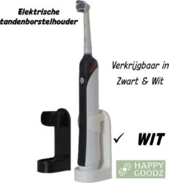 Crème Happy Goodz Shop 1 Stuk Kwalitatieve Elektrische Tandenborstelhouders WIT/Crème 1 Stuk Met Happy Goodz Installatiehandleiding - Geschikt Voor Oa Oral-B - Badkamer Accessoire - Zonder Boren- Met Alcoholdoekje -Badkamer Kast Winkel 1112x1200 1
