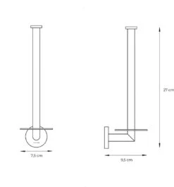 Reserverolhouder Zwart - Voor 2 Rollen - Reserve Rolhouder - Reserverolhouder Hangend - Toiletrolhouder - WC Rolhouder -Badkamer Kast Winkel 1117x1200 2
