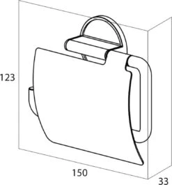 Tiger Tune Toiletaccessoires 3st. Incl. WC/Toilet Borstel, Rolhouder & Handdoekhaak - Messing/Zwart -Badkamer Kast Winkel 1118x1200 1