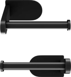 Nevana Toiletrolhouder - WC Rolhouder - Toiletpapier - Papier Rol Houder - Zelfklevend - Zonder Boren - Zwart - RVS -Badkamer Kast Winkel 1120x1200