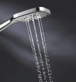 GROHE Rainshower Smartactive Cube 130 Douchekop - Ø 13cm - EcoJoy® - 3 Straalsoorten - 26582000 -Badkamer Kast Winkel 1121x1200 1