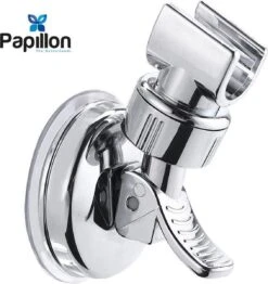 Merkloos Douchekophouder - Grote Zuignap - Klik&Vast - Draaibaar - Chroom -Badkamer Kast Winkel 1131x1200