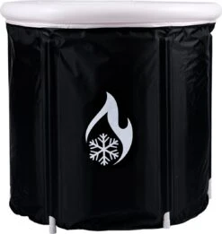 Opvouwbaar Zitbad Voor Volwassenen - Bath Bucket - Ijsbad - Inklapbaar Bad - Zwart - Opblaasbad - Inclusief Voetpomp - Inclusief Ingebouwd Zitkussen -Badkamer Kast Winkel 1134x1200 5