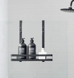 Doucherek Aan Douchewand - Zwart - Doucherekje Hangend - Zonder Boren -Badkamer Kast Winkel 1137x1200 2