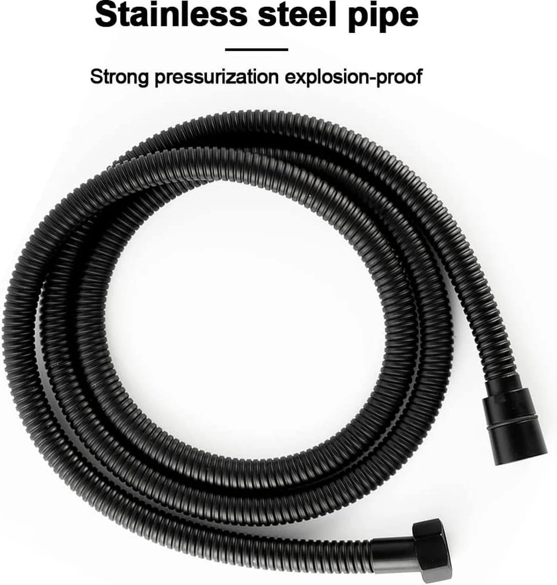 Merkloos Bidet Handdouche - Shattaf - Bidet Sproeier - Bidetkraan - Handheld Bidet Spray Met 120 Cm Doucheslang / Houder- Zwart 7 Merkloos Bidet Handdouche - Shattaf - Bidet Sproeier - Bidetkraan - Handheld Bidet Spray Met 120 Cm Doucheslang / Houder- Zwart - Afbeelding 7