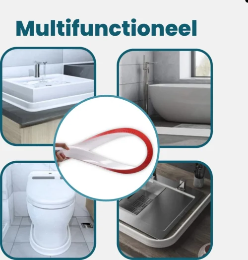 Waterkering Douche - Dorpel - Water Stopper - Dorpelstrip - Water Barrière Strip - Douche Dorpel - Anti Overstromend Water - 1 Meter -Badkamer Kast Winkel 1145x1200 2