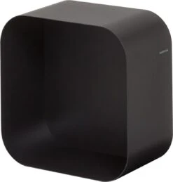 Sealskin Brix - Wandkubus Wandelement Wandrek - 12x24x24 Cm - Metaal - Zwart -Badkamer Kast Winkel 1145x1200 3