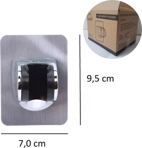 Merkloos Douchekophouder – Douchekop Houder – Handdouchehouder – Douchehouder - Zonder Boren – Verstelbaar - Zelfklevend - Met Haakje -Badkamer Kast Winkel 1152x1200 9