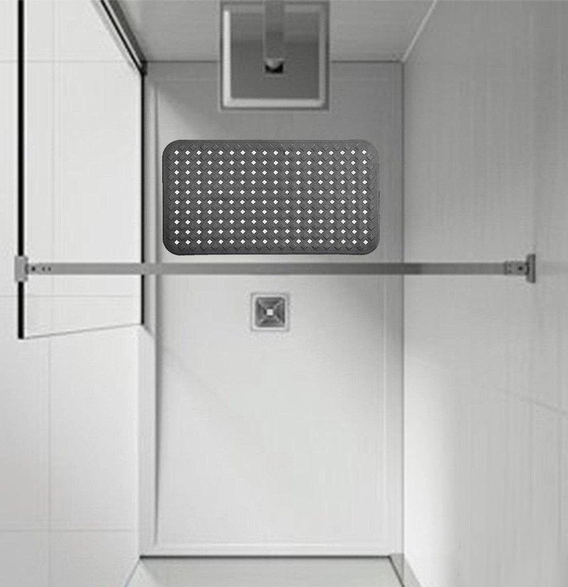 The Original - Douchemat Antislip - Zwart - 88x40cm - Antislipmat Badmat Voor Bad & Douche - Anti Slip Mat Met Zuignappen 7 The Original - Douchemat Antislip - Zwart - 88x40cm - Antislipmat Badmat Voor Bad & Douche - Anti Slip Mat Met Zuignappen - Afbeelding 7