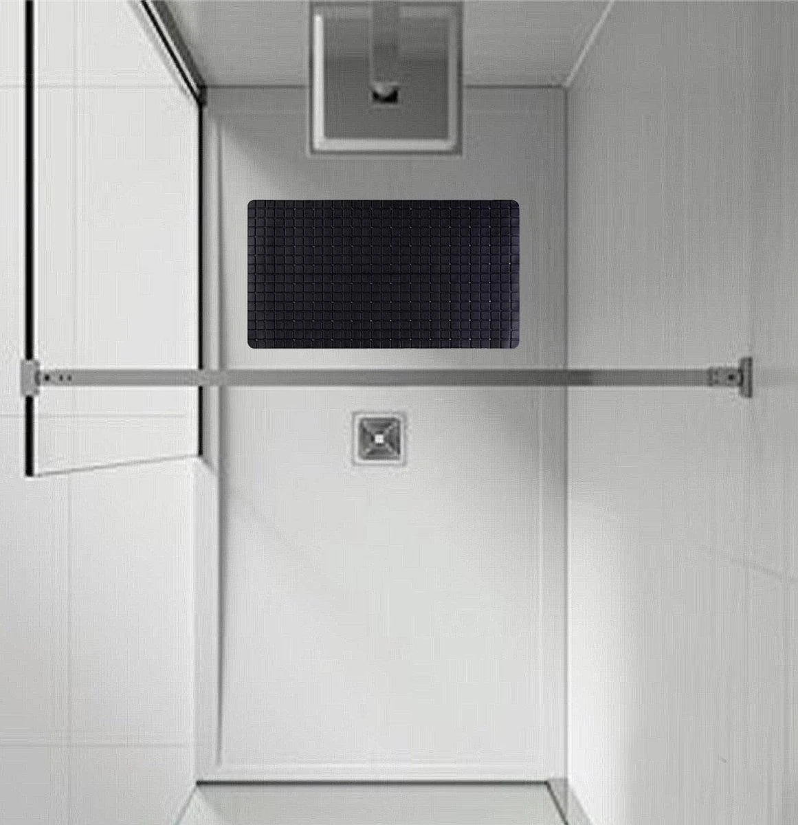 The Original - Douchemat Antislip - Zwart - 70x40cm - Antislipmat Badmat Voor Bad & Douche - Anti Slip Mat Met Zuignappen 3 The Original - Douchemat Antislip - Zwart - 70x40cm - Antislipmat Badmat Voor Bad & Douche - Anti Slip Mat Met Zuignappen - Afbeelding 3