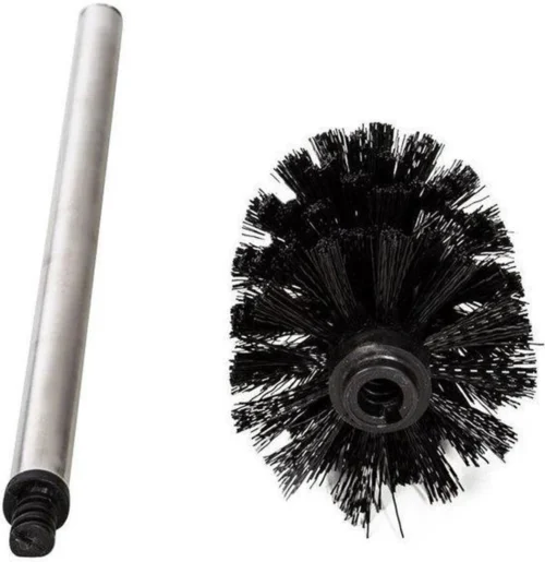 Merkloos Universele Toilet Borstel Zwart Met Handgreep RVS - Wc Borstel - Toiletborstel - Set Van 2 -Badkamer Kast Winkel 1164x1200 3