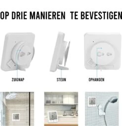 Podec Douchetimer Douche Klok 5 Minuten Showertimer Waterbesparend -Badkamer Kast Winkel 1165x1200 4