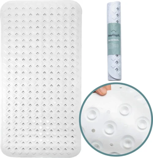 The Original - Douchemat Antislip - Wit - 88x40cm - Antislipmat Badmat Voor Bad & Douche - Anti Slip Mat Met Zuignappen 17 The Original - Douchemat Antislip - Wit - 88x40cm - Antislipmat Badmat Voor Bad & Douche - Anti Slip Mat Met Zuignappen -Badkamer Kast Winkel 1166x1200 14