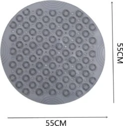 Merkloos TDR-Antislip Mat - 55x55CM - Rond - Grijs - Badmat Badkamer - Douchemat - Badkamermat - Antislipmat Voor Douche 13 Merkloos TDR-Antislip Mat - 55x55CM - Rond - Grijs - Badmat Badkamer - Douchemat - Badkamermat - Antislipmat Voor Douche -Badkamer Kast Winkel 1167x1200 13