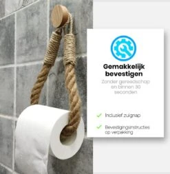 Jelta Toiletrolhouder Zonder Boren- Wc Rolhouder - Zuignap - Zelfklevend - Hout En Touw 14 Jelta Toiletrolhouder Zonder Boren- Wc Rolhouder - Zuignap - Zelfklevend - Hout En Touw -Badkamer Kast Winkel 1170x1200 1