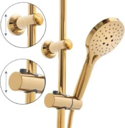 Regendoucheset - Met Thermostaatkraan - 25 Cm - Goud -Badkamer Kast Winkel 1173x1200 10