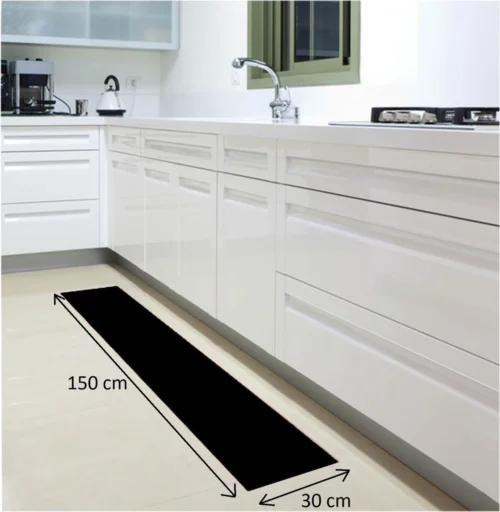 Aidapt - Anti Slip - Mat - Voor Lade, Dienblad, Vloer - Zwart -Badkamer Kast Winkel 1173x1200 16