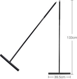 Vloerwisser - RVS - Vloertrekker Met Steel - Badkamer - Douchewisser Zwart - Douchetrekker -Badkamer Kast Winkel 1175x1200 4