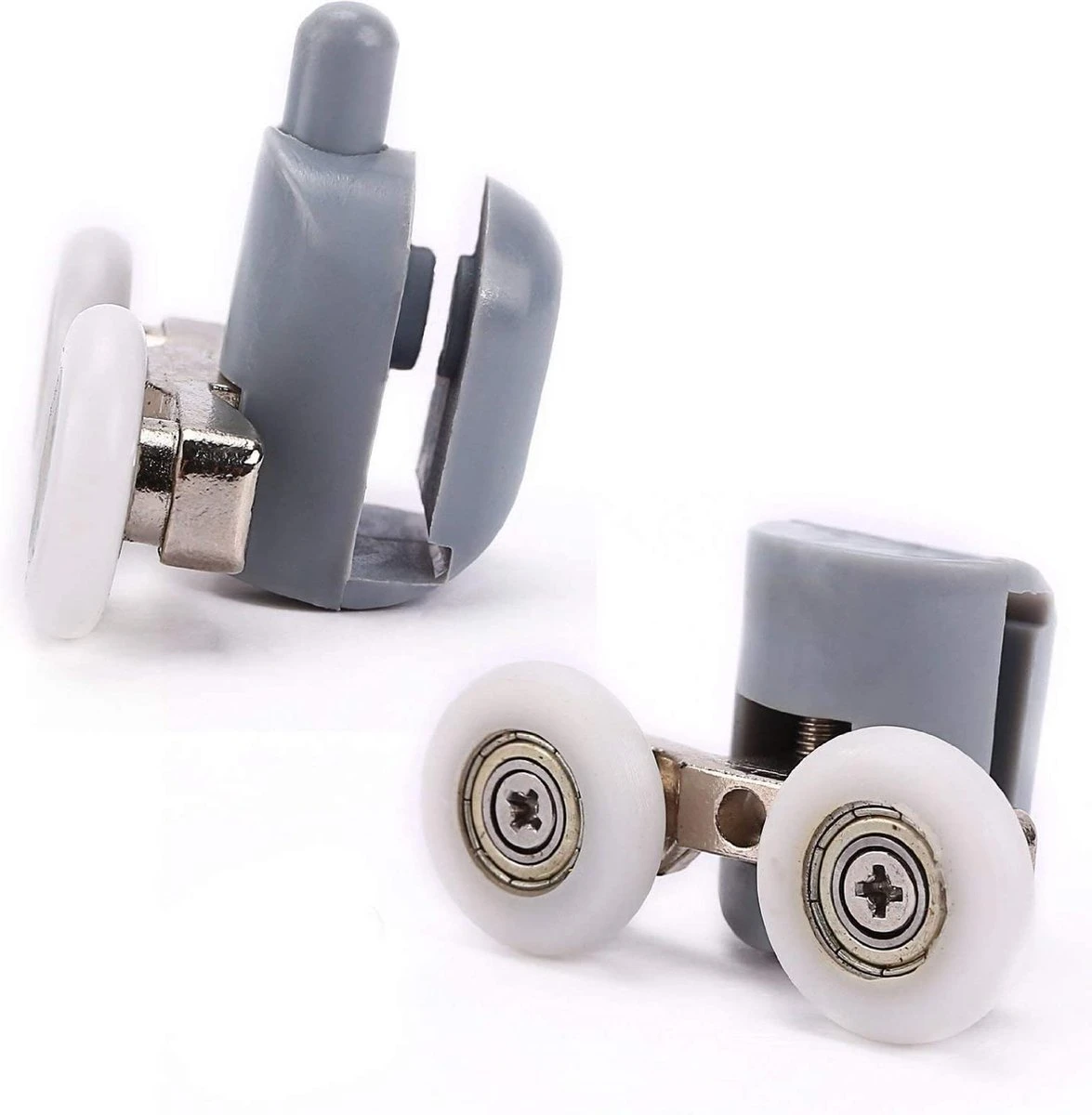 Merkloos Wielen Voor Douchedeur, Rollen Voor Douchedeur, Wieltjes, Douchedeur, 4 X Boven En 4 X Onder, Badkamer, 25 Mm, 8 Stuks Dubbele Wielen 1 Merkloos Wielen Voor Douchedeur, Rollen Voor Douchedeur, Wieltjes, Douchedeur, 4 X Boven En 4 X Onder, Badkamer, 25 Mm, 8 Stuks Dubbele Wielen