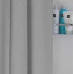 Sealskin Granada Douchegordijn 120x200 Cm - PEVA - Lichtgrijs 12 Sealskin Granada Douchegordijn 120x200 Cm - PEVA - Lichtgrijs -Badkamer Kast Winkel 1176x1200 10