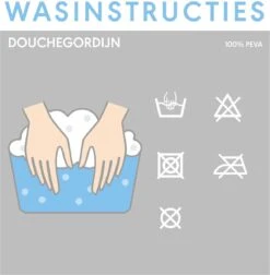 Sealskin Rigato Douchegordijn 180x200 Cm - PEVA - Multi -Badkamer Kast Winkel 1178x1200 25