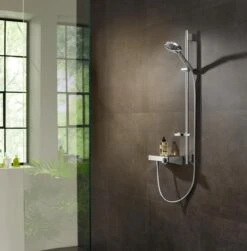 Hansgrohe Raindance Select S Doucheset 120 3jet PowderRain Met Unica'S Puro Glijstang 65 Cm Chroom -Badkamer Kast Winkel 1179x1200 15