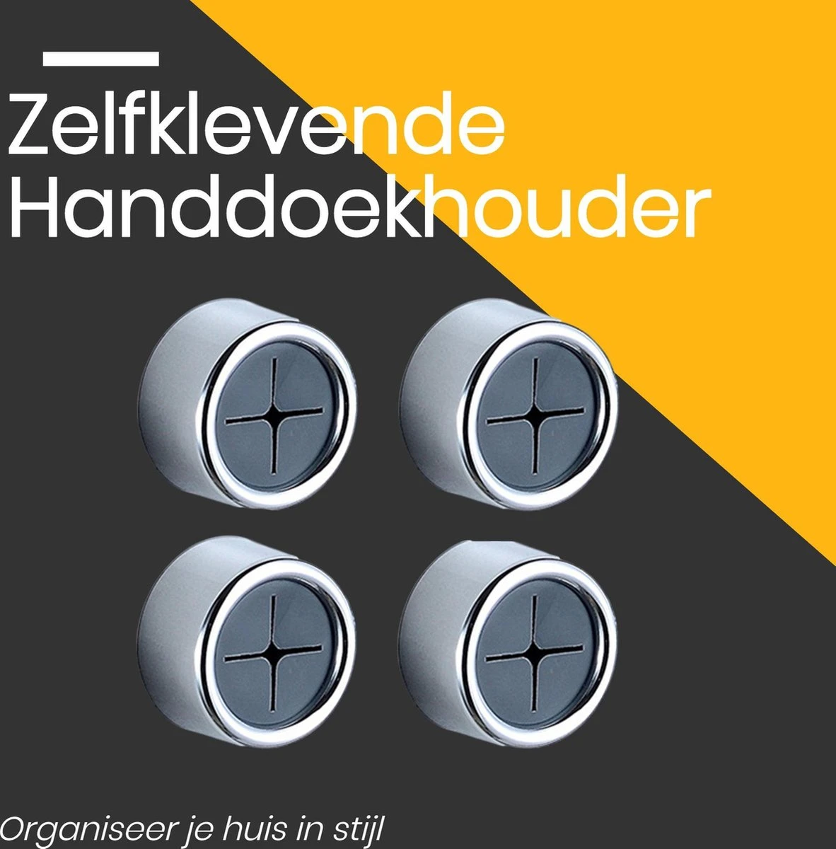 Merkloos 4x Zelfklevende Handdoek Houder Set - Kindvriendelijk - Anti-Stoot Ophang Haak Zonder Boren - Handdoekhaak - Chrome - Kliksysteem Theedoek - Handdoekklem 3 Merkloos 4x Zelfklevende Handdoek Houder Set - Kindvriendelijk - Anti-Stoot Ophang Haak Zonder Boren - Handdoekhaak - Chrome - Kliksysteem Theedoek - Handdoekklem - Afbeelding 3